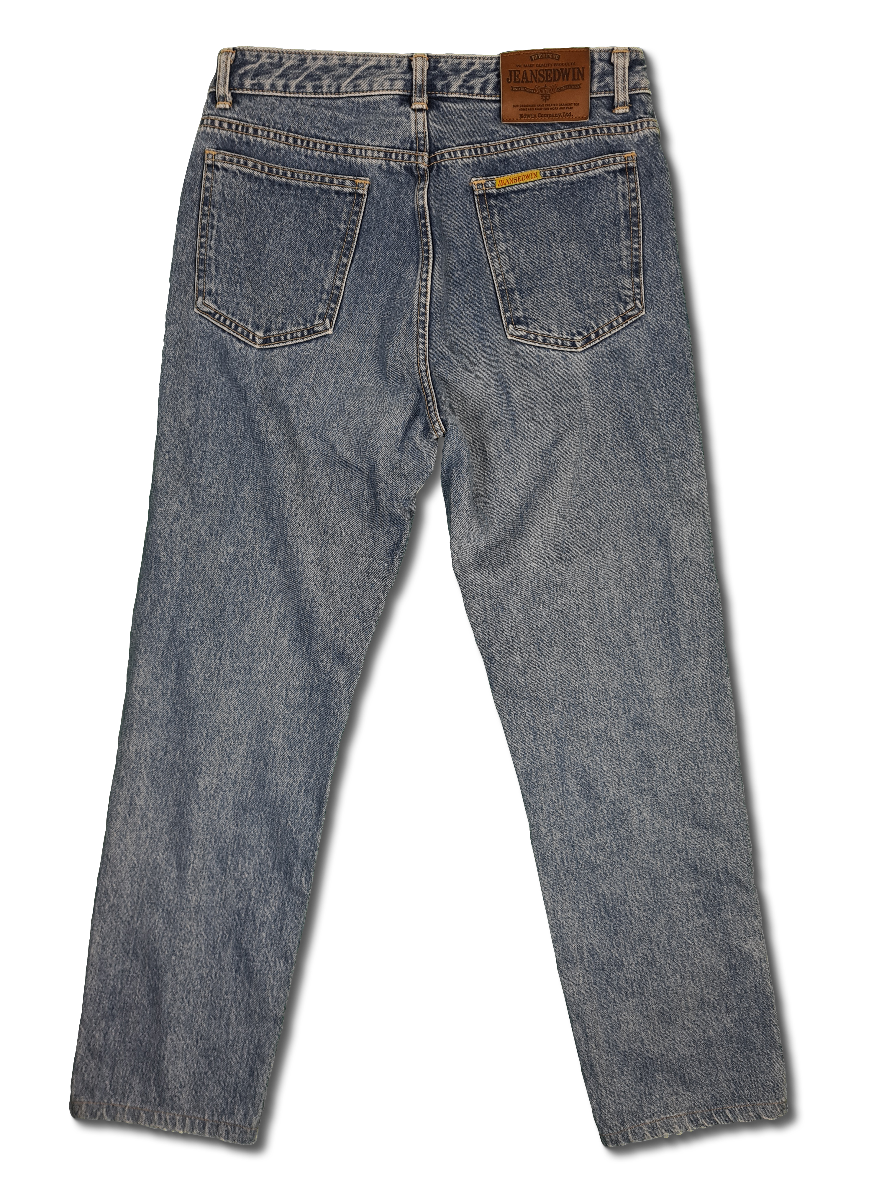 Vintage Edwin Jeans London Slim Made In Japan Blau W32 L30 - RareRags