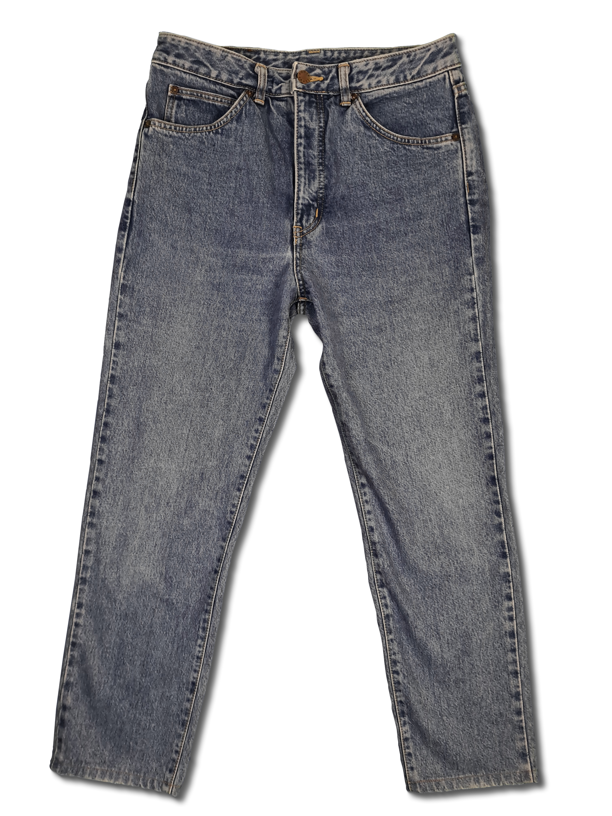 Vintage Edwin Jeans London Slim Made In Japan Blau W32 L30 - RareRags