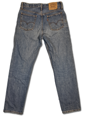 Vintage Levis Jeans 615 02 Orange Made In Croatia C1 Tab Blau W32 L32 - RareRags