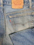 Rare! Vintage Levis Jeans 501 80s Made In USA 522 Blau W35 L32