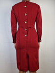 Vintage Jil Sander Kleid Schurwolle Made In West Germany Rot (38) M-L
