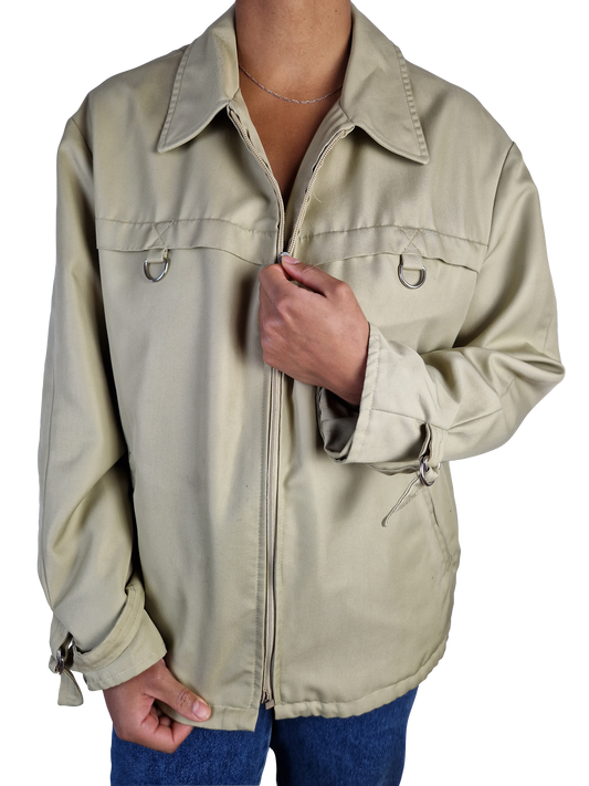 Vintage M12 Anorak 70s Braun Beige M-L