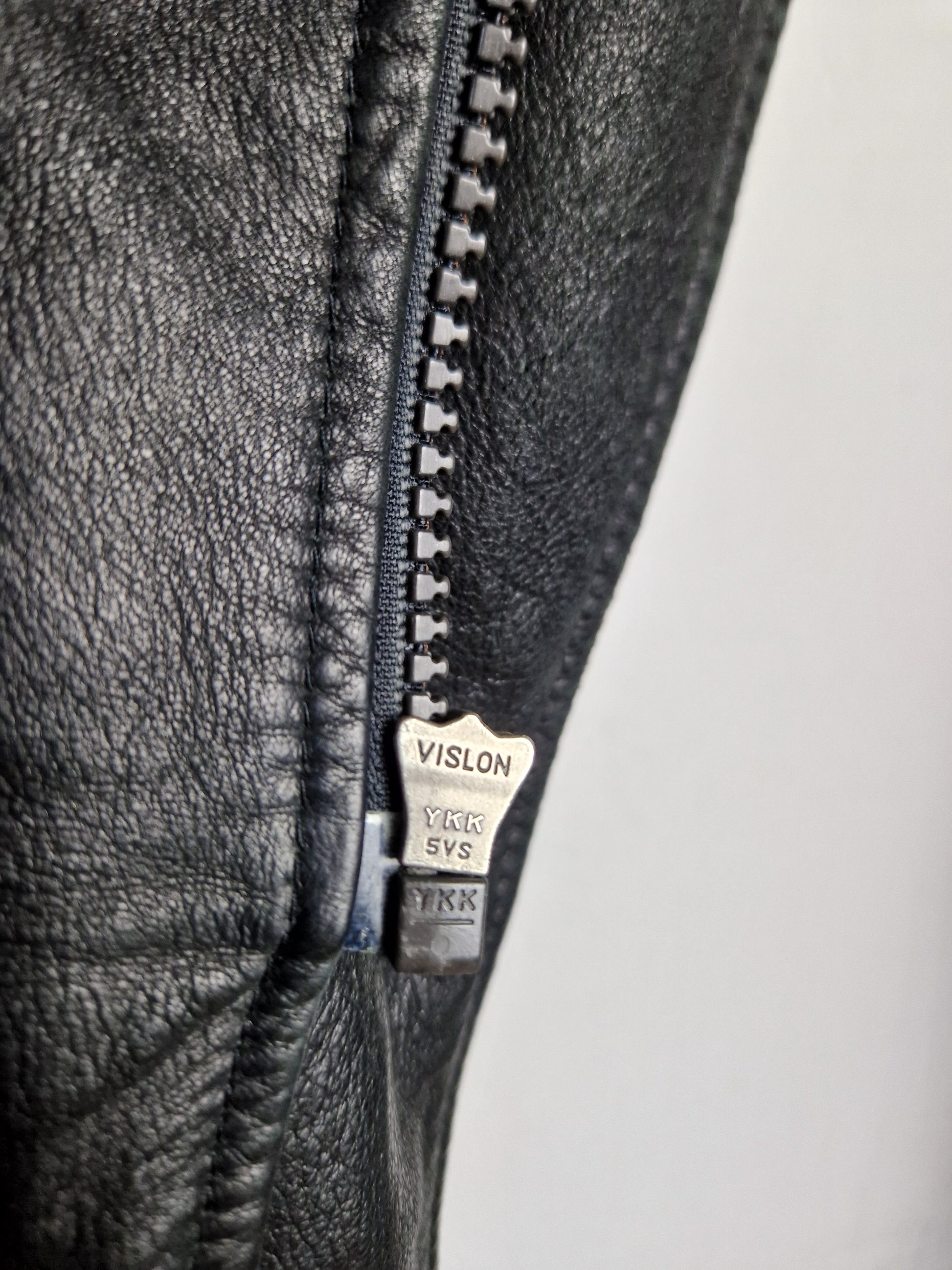 Moderne Burberry Lederjacke / Halbmantel Lamm Nubuk Nova Check (52) L-XL - RareRags
