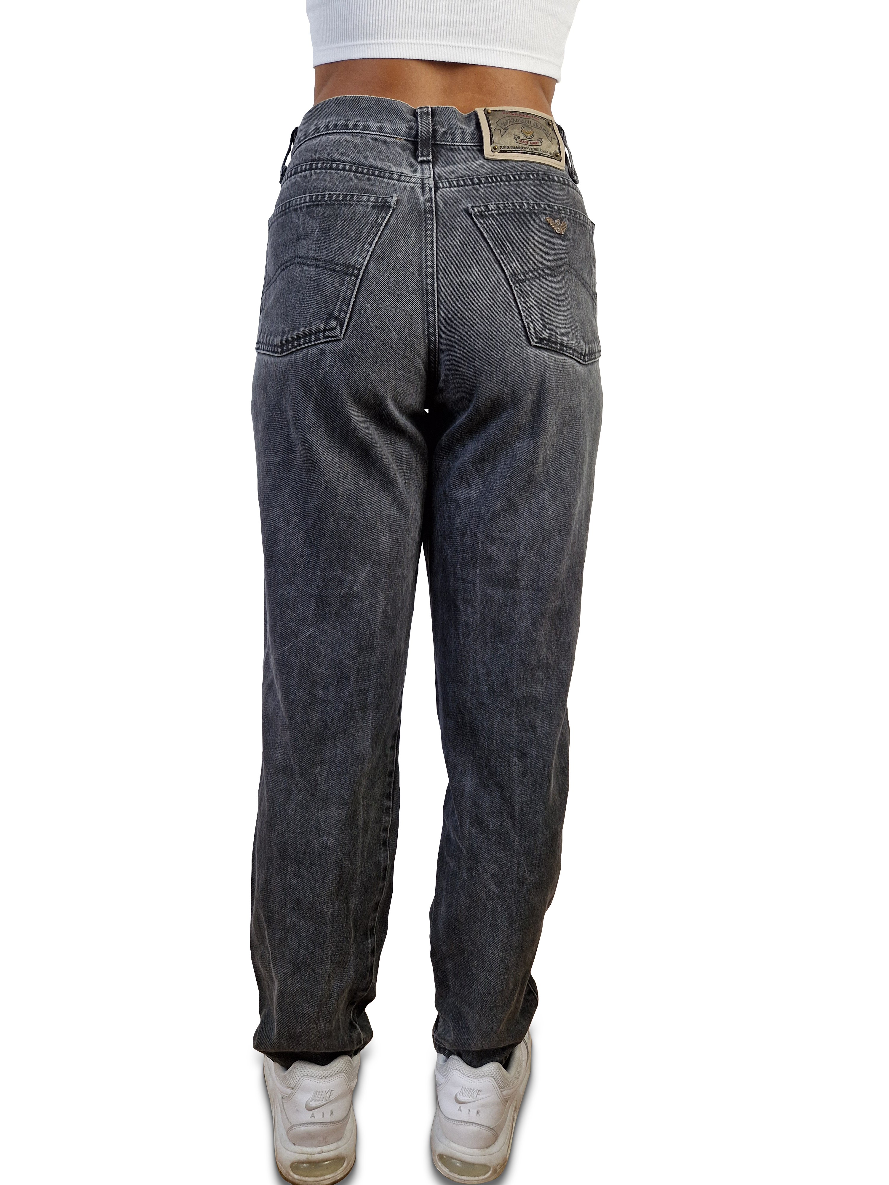Vintage Armani Jeans Made In Italy Grau 33