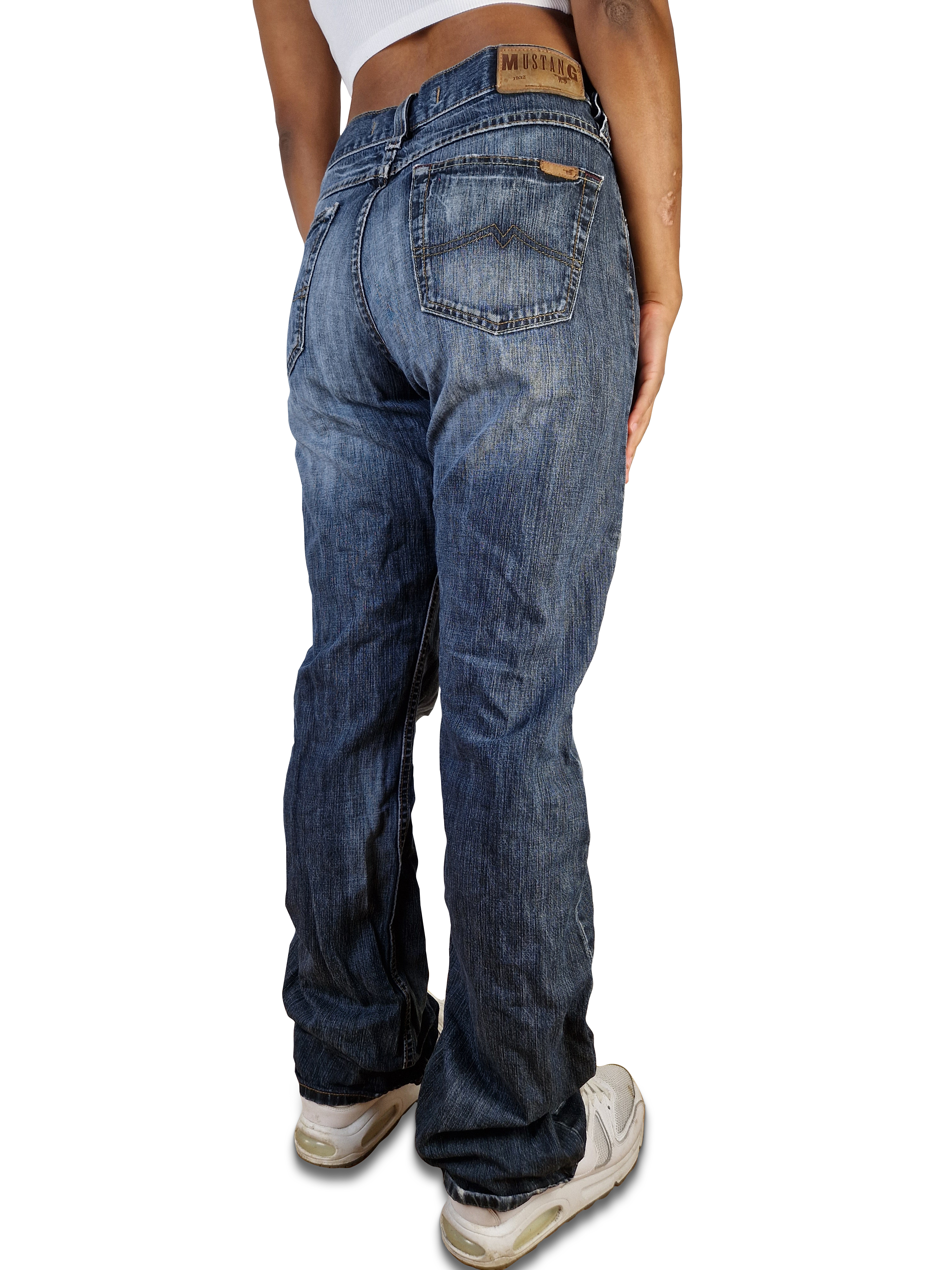 Vintage Mustang Jeans Bootcut Dunkelblau 34/38 - RareRags