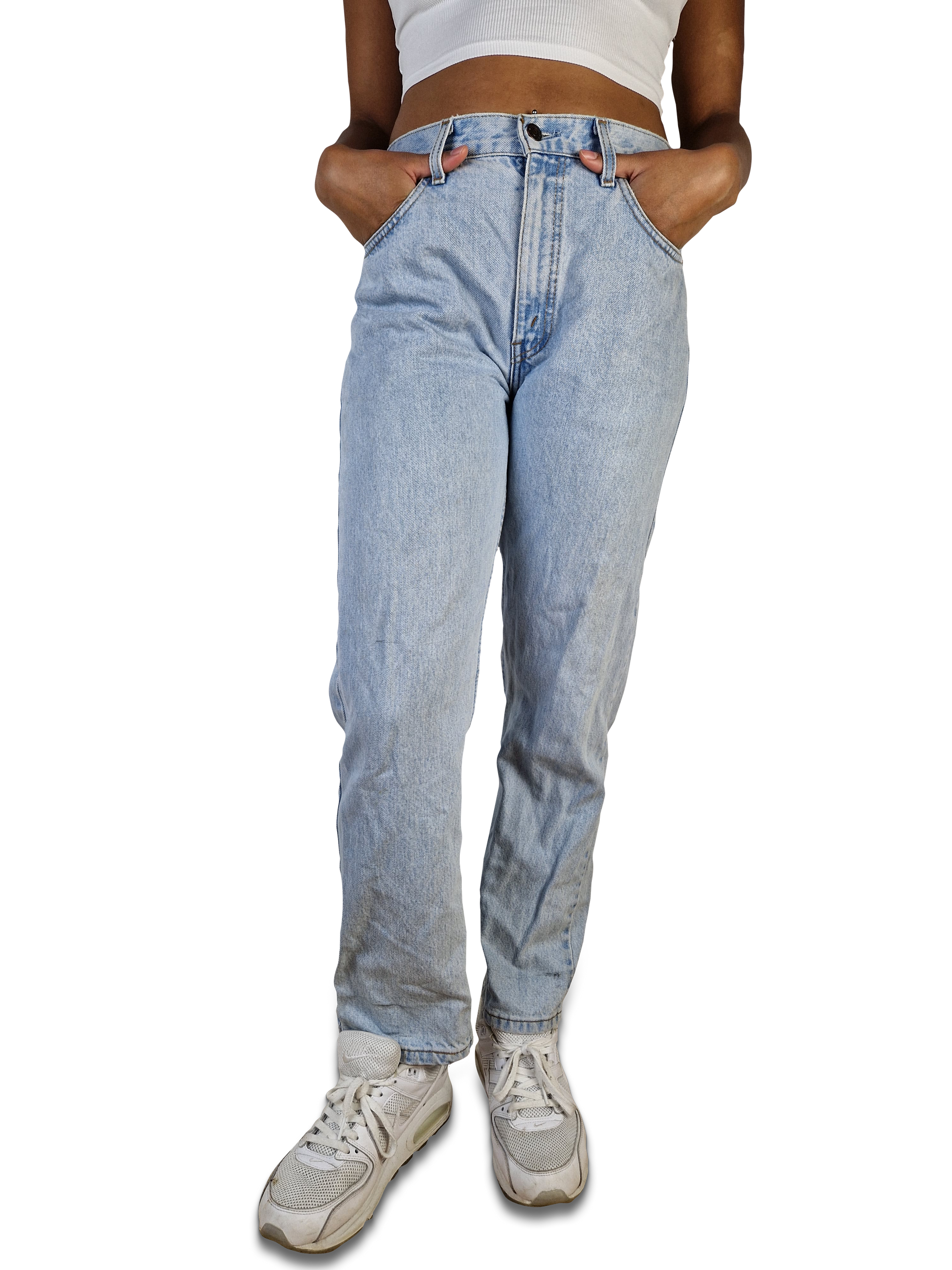 Vintage Levis Jeans 615 02 Made In Belgien Hellblau W33 L30 - RareRags