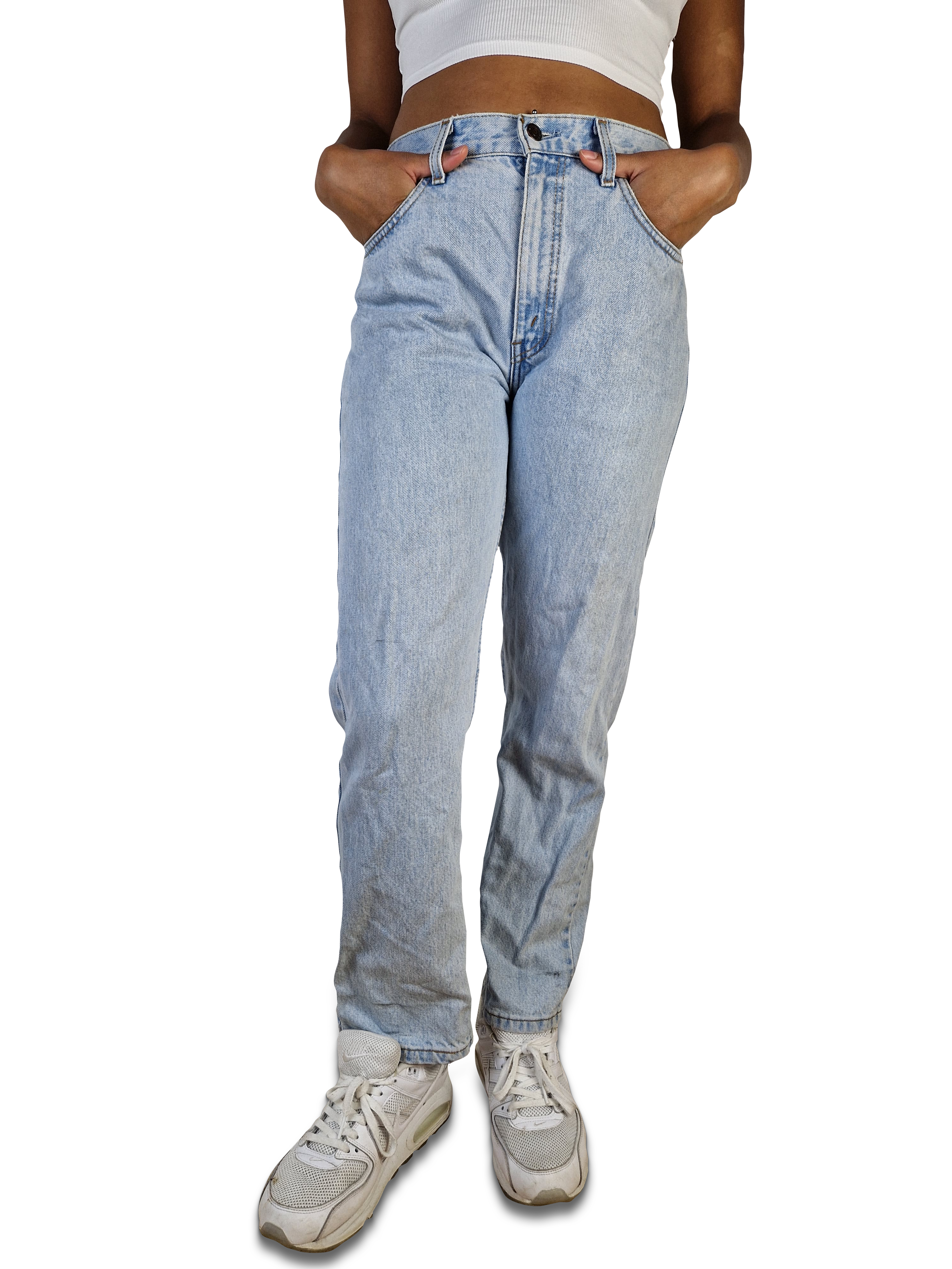 Vintage Levis Jeans 615 02 Made In Belgien Hellblau W33 L30 - RareRags
