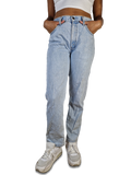 Vintage Levis Jeans 615 02 Made In Belgien Hellblau W33 L30