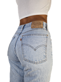 Vintage Levis Jeans 615 02 Made In Belgien Hellblau W33 L30