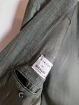 Caruso Sakko By Braun Seide Wolle Cashmere Made In Italy Grau Braun (56/6R) XL-XXL