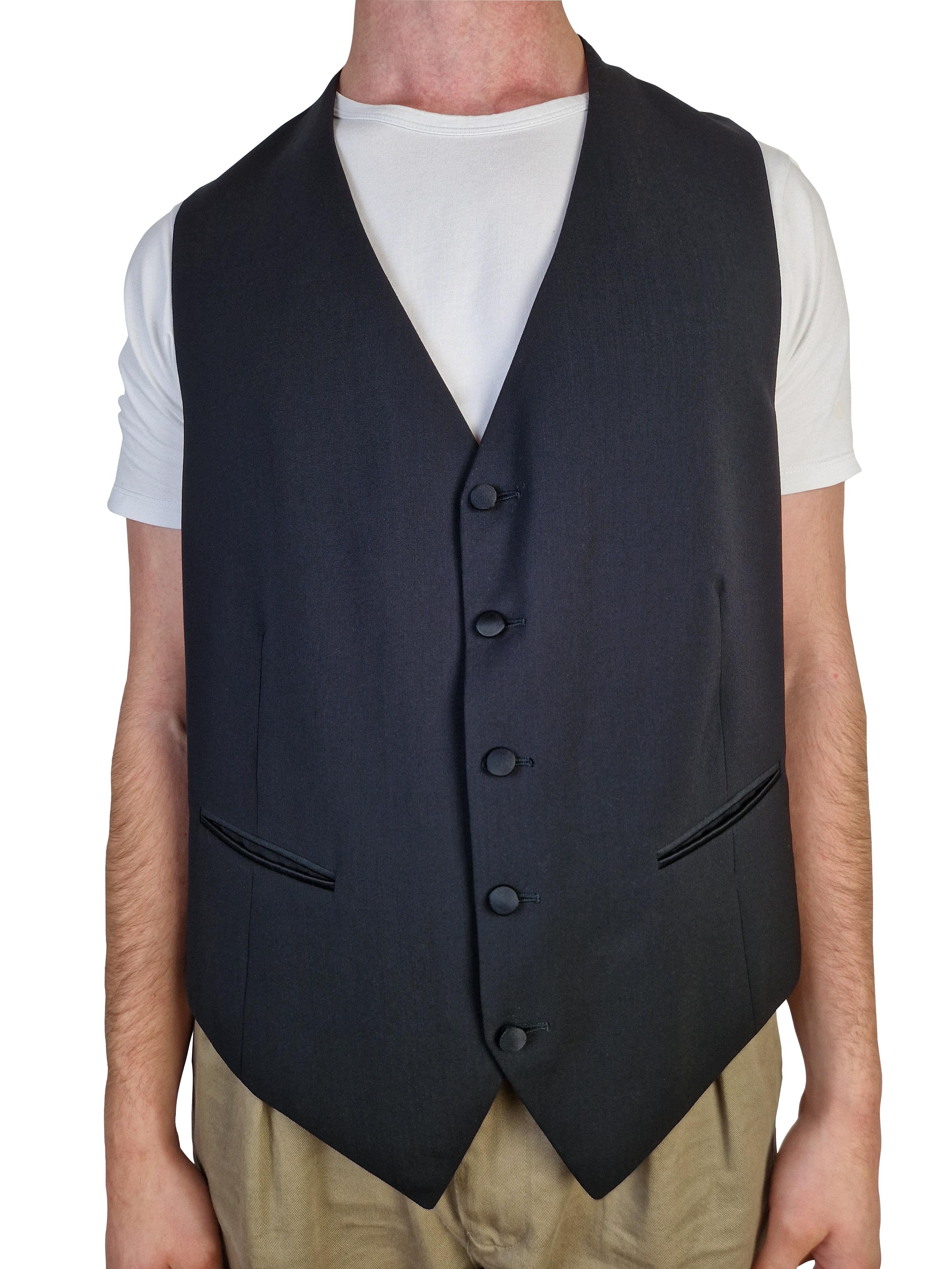 Ermenegildo Anzugweste Basic Schwarz L-XL - RareRags