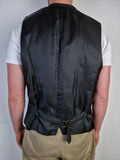 Ermenegildo Anzugweste Basic Schwarz L-XL