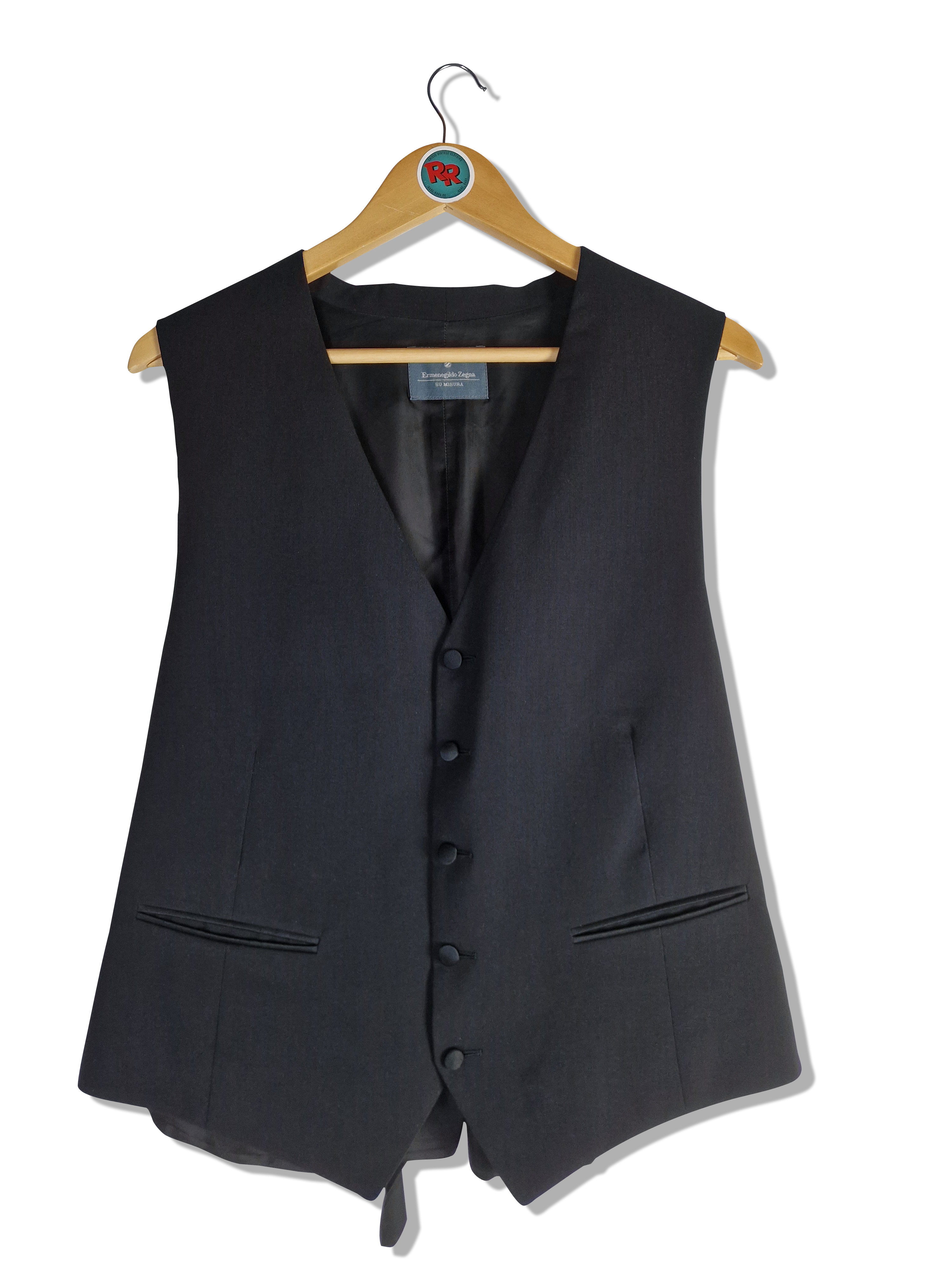 Ermenegildo Anzugweste Basic Schwarz L-XL - RareRags