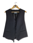 Ermenegildo Anzugweste Basic Schwarz L-XL