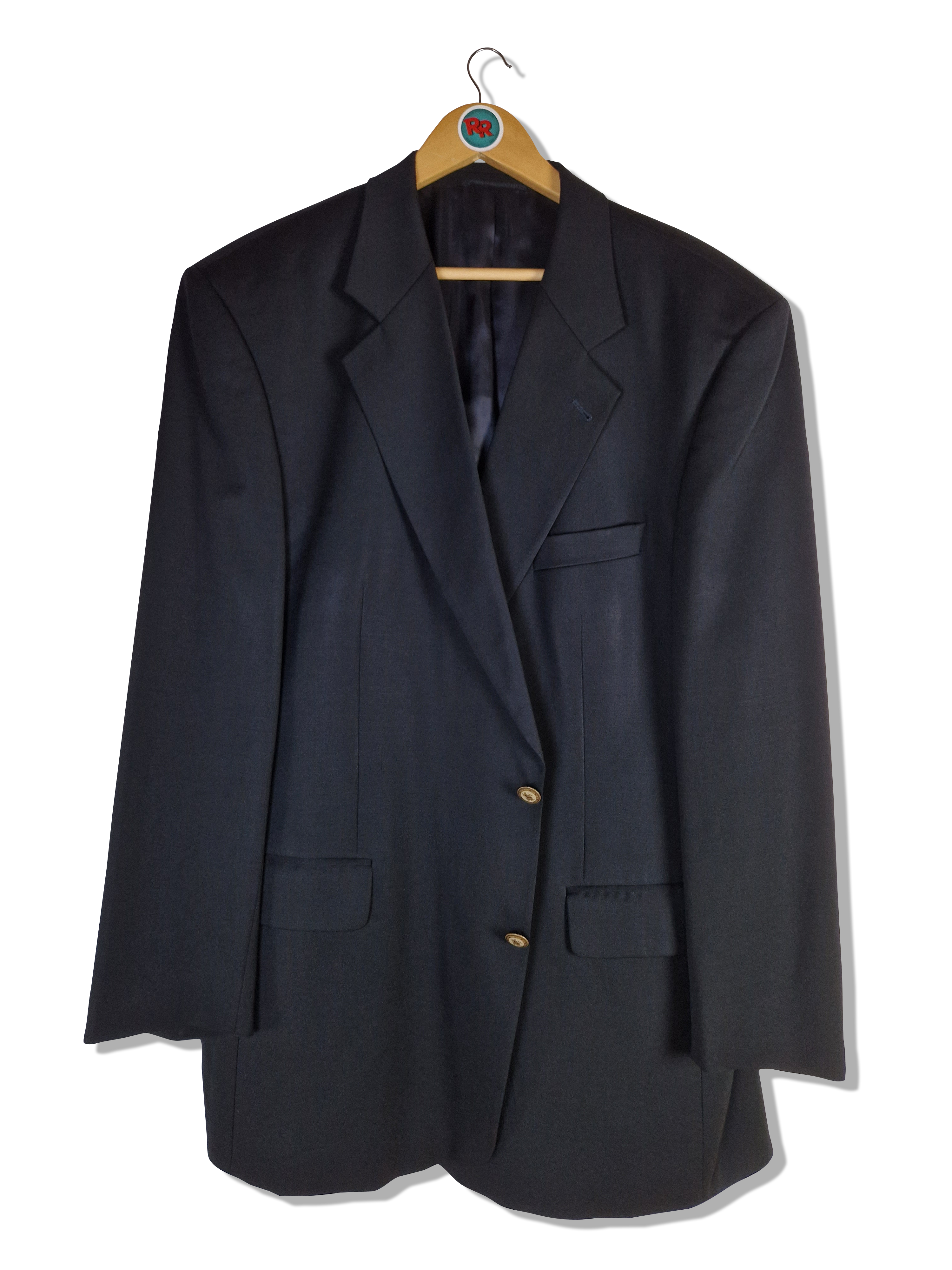 Loro Piana Sakko By Roy Robson Schurwolle Schwarz XL-XXL - RareRags