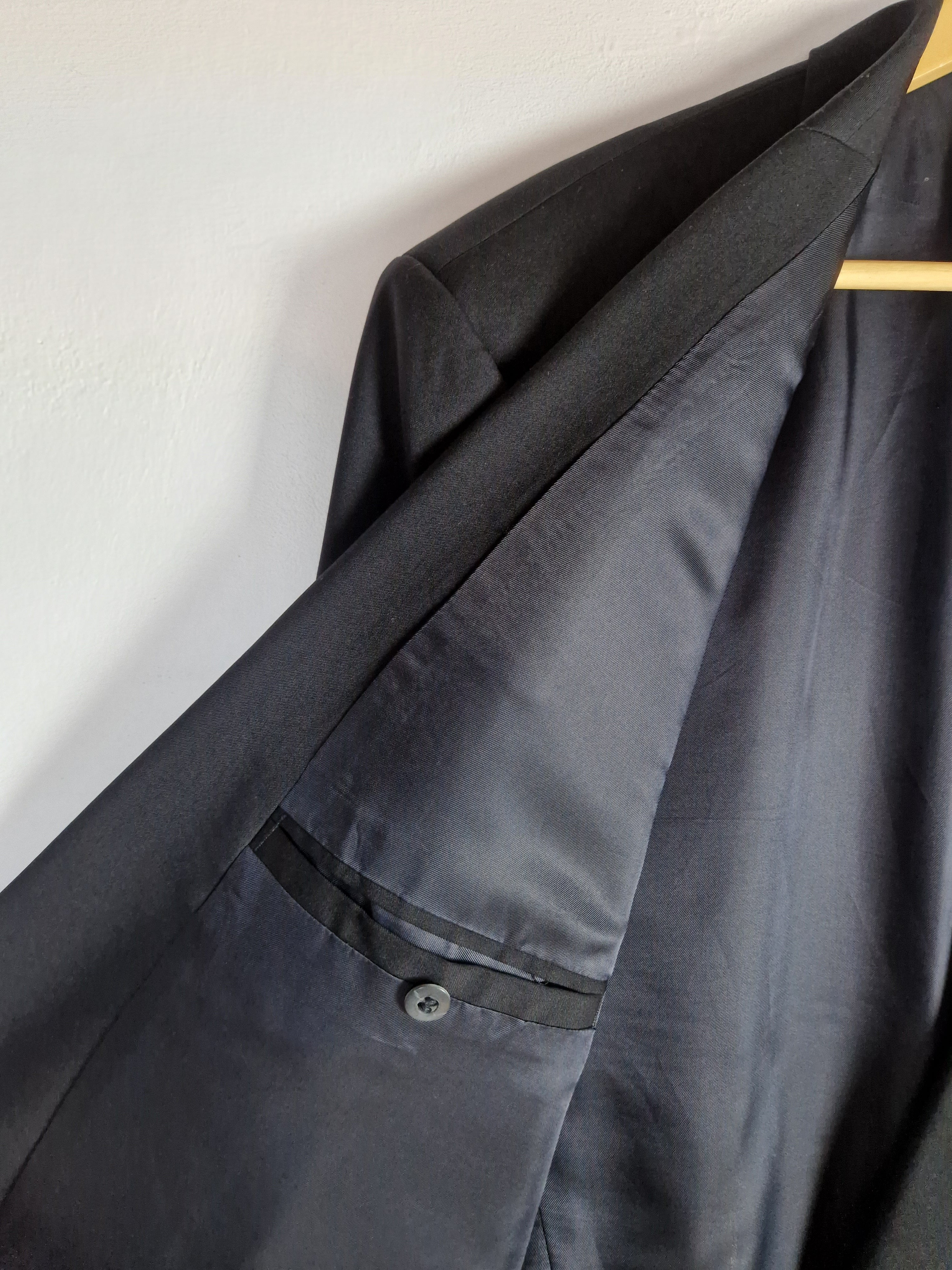 Loro Piana Sakko By Roy Robson Schurwolle Schwarz XL-XXL - RareRags