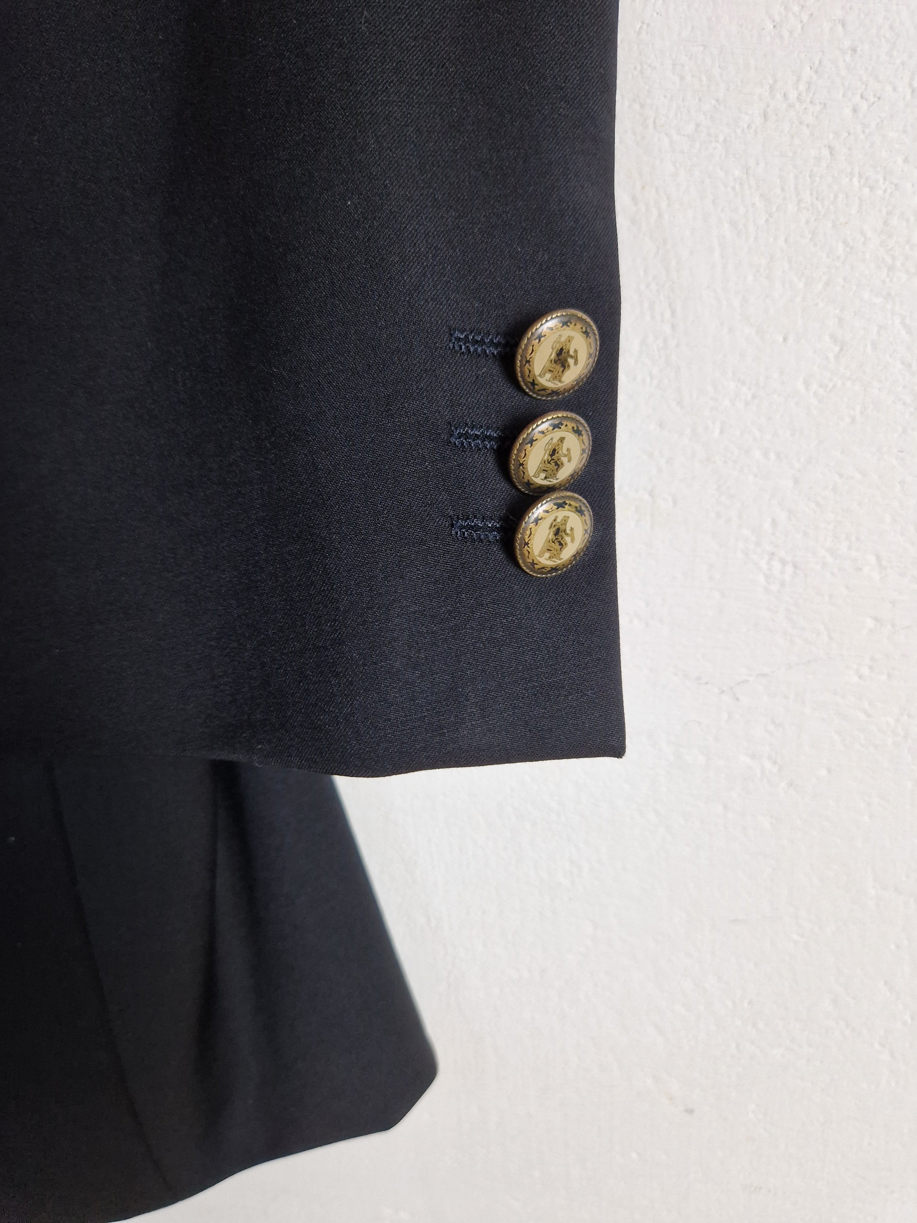 Loro Piana Sakko By Roy Robson Schurwolle Schwarz XL-XXL - RareRags