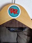 Vintage Polo by Ralph Lauren Sakko Made In USA Nadelstreifen Braun (42/36) XL-XXL
