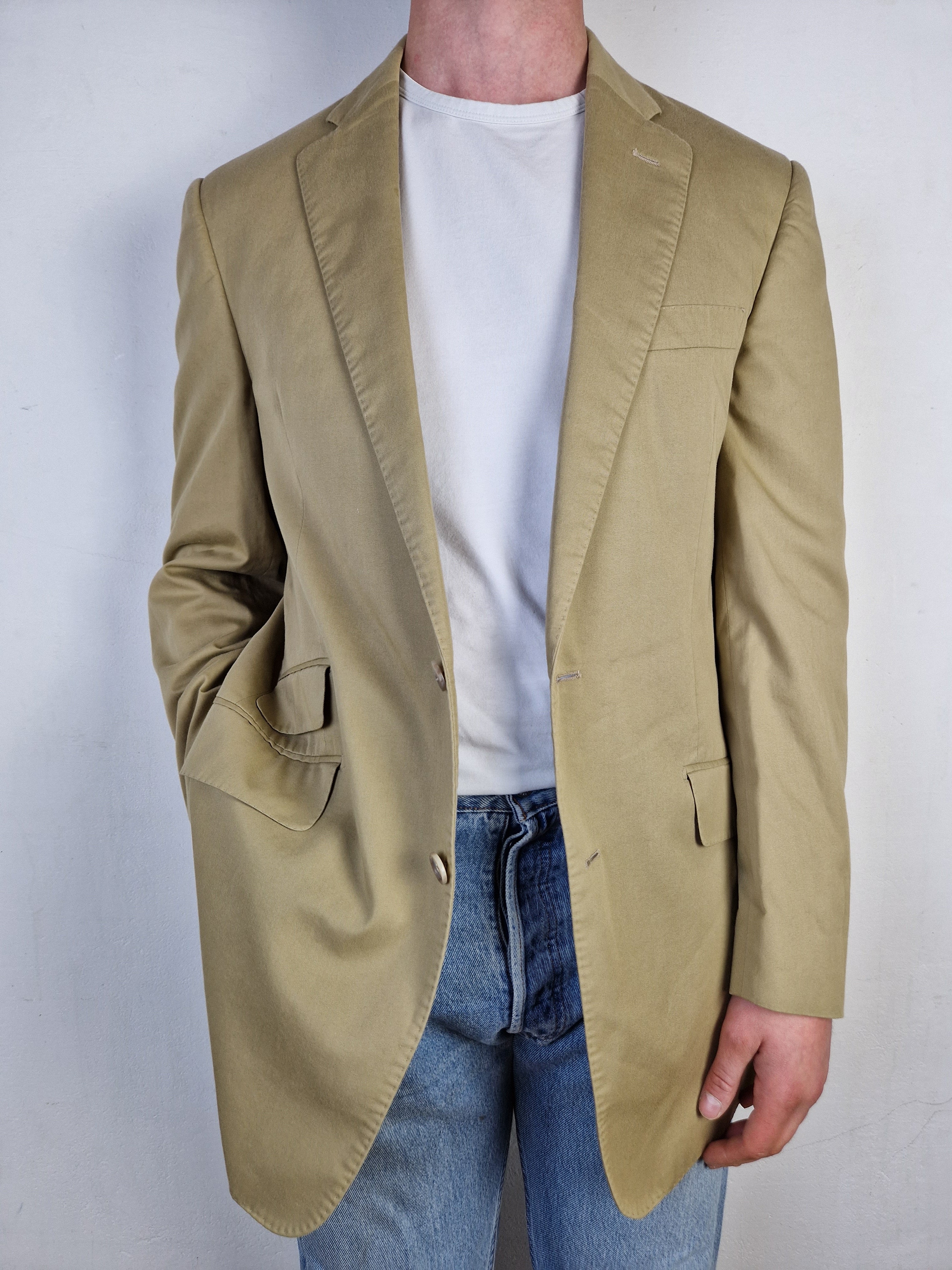 Loro Piana Sakko By Sayn Made To Measure Beige Braun XL-XXL - RareRags