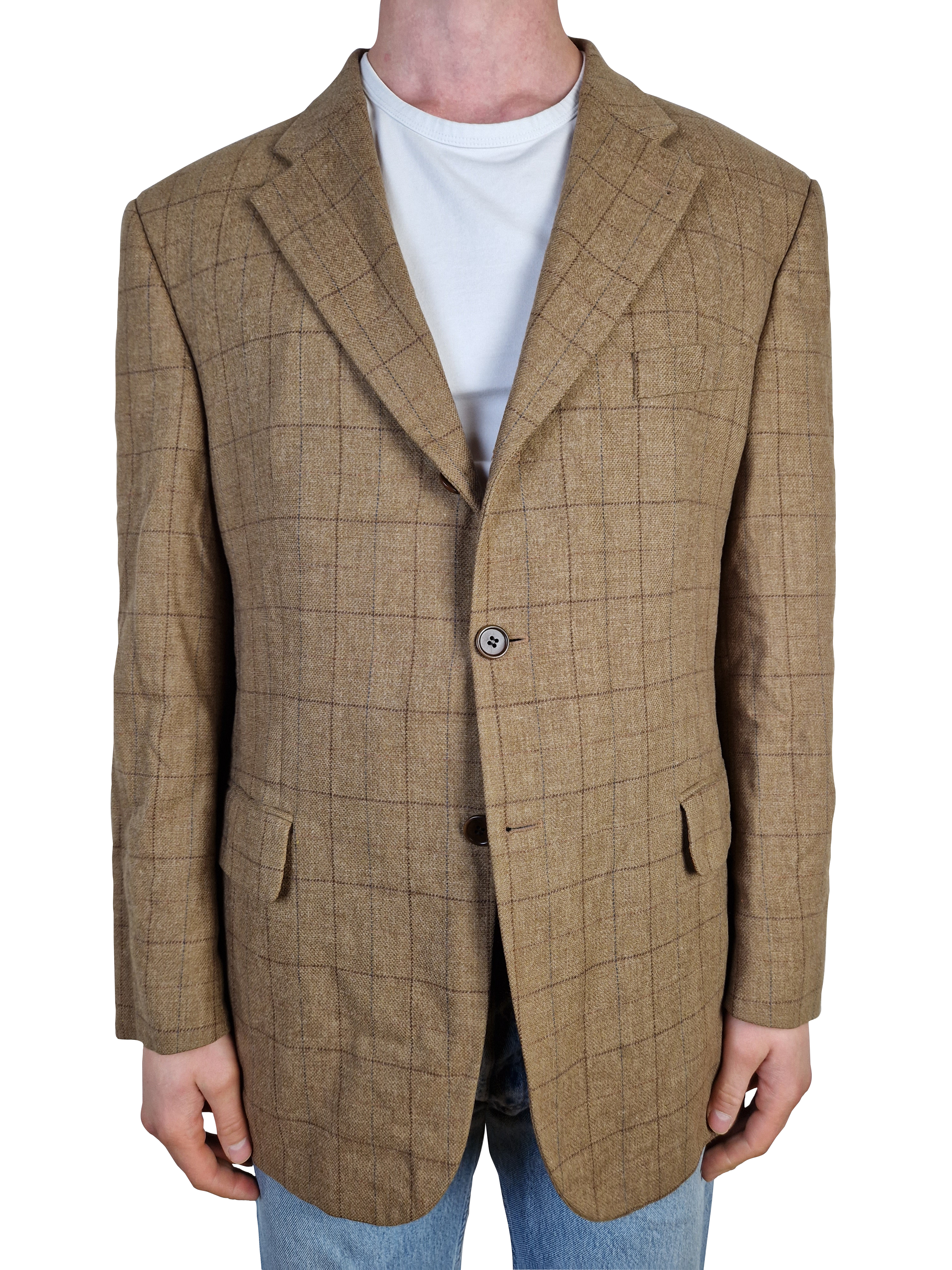 Vintage Feraud Sakko Schurwolle Braun (27) L-XL - RareRags