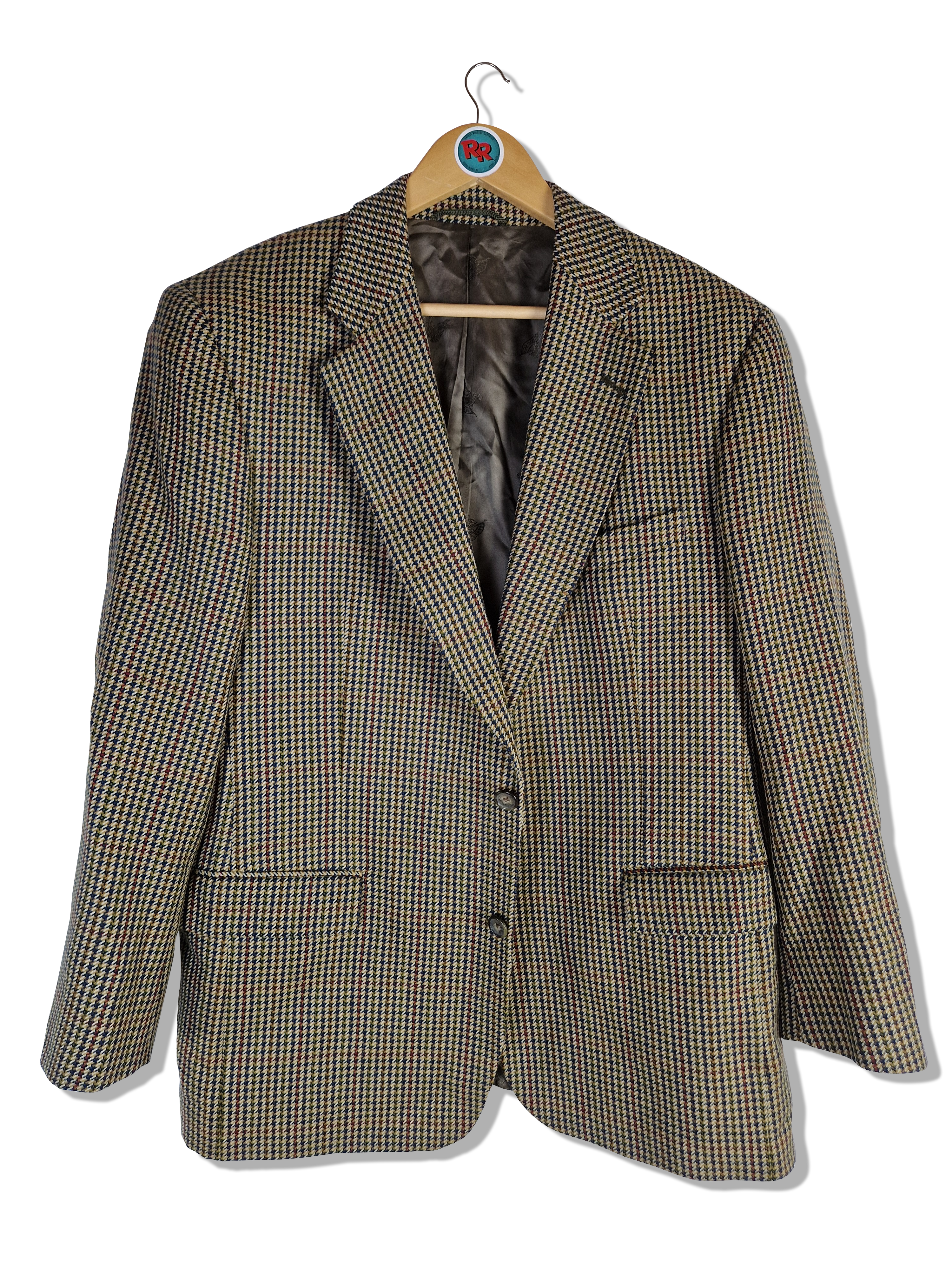 Vintage Burberrys Sakko Reine Schurwolle By Ansons (25) L-XL - RareRags