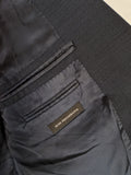 Vintage Ermenegildo Zegna Sakko High Performance By Braun Wolle&Seide Blau Grau (54R) L-XL