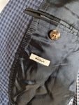 Vintage Loro Piana Sakko By Braun Seide Leinen Schurwolle Blau (106) XL-XXL