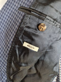 Vintage Loro Piana Sakko By Braun Seide Leinen Schurwolle Blau (106) XL-XXL