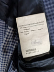 Vintage Loro Piana Sakko By Braun Seide Leinen Schurwolle Blau (106) XL-XXL