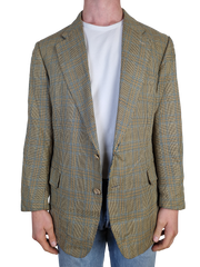 Vintage Burberrys Sakko Bennet-S Wolle & Seide Made In Germany Kariert (26) M-L - RareRags