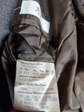 Vintage Hugo Boss Mantel Cashmere - Wool Baldessarini Grau / Braun (54) XL-XXL