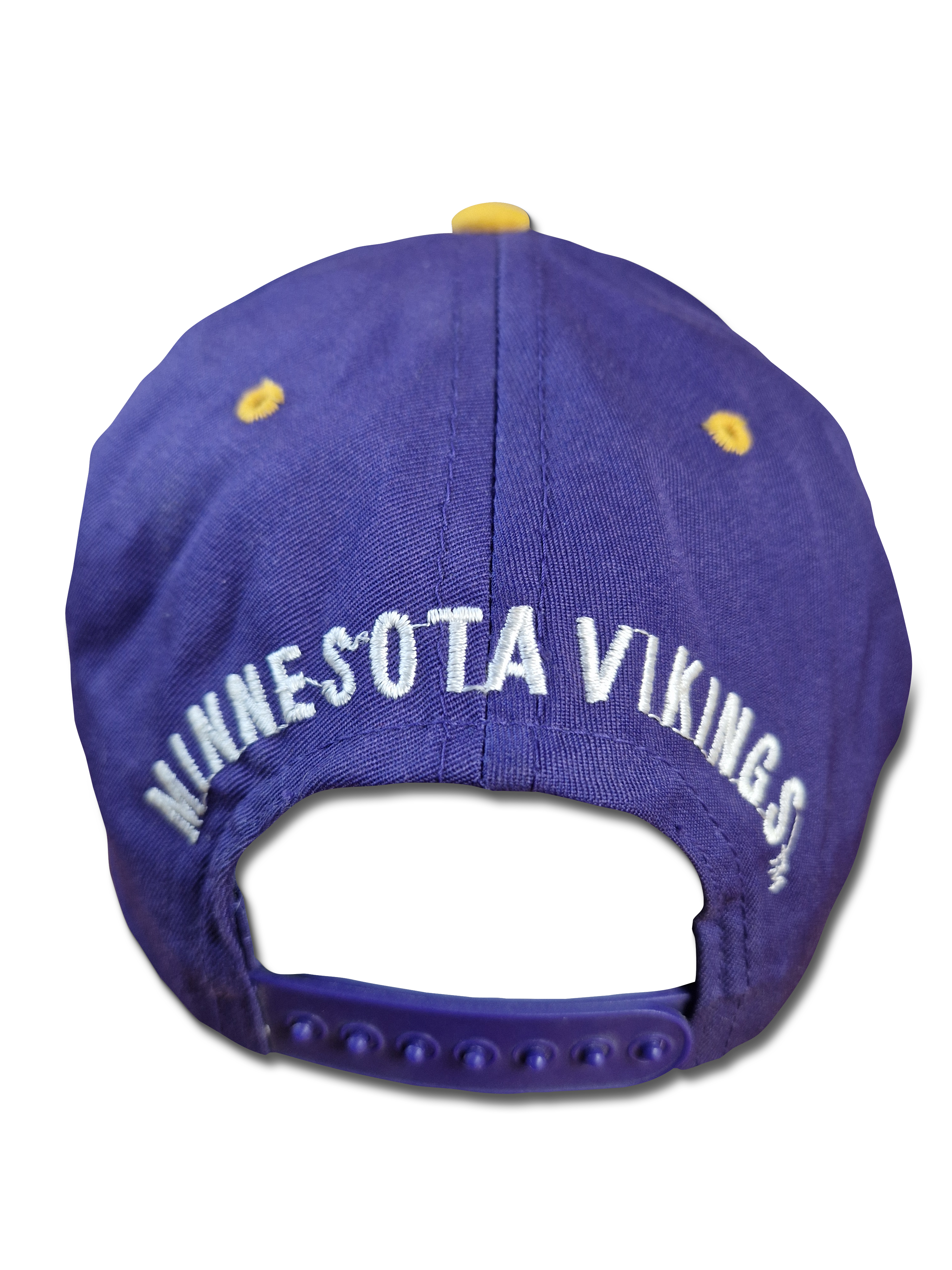 Vintage Amcap Cap NFL Minnesota Vikings 1993 Lila Gelb - RareRags