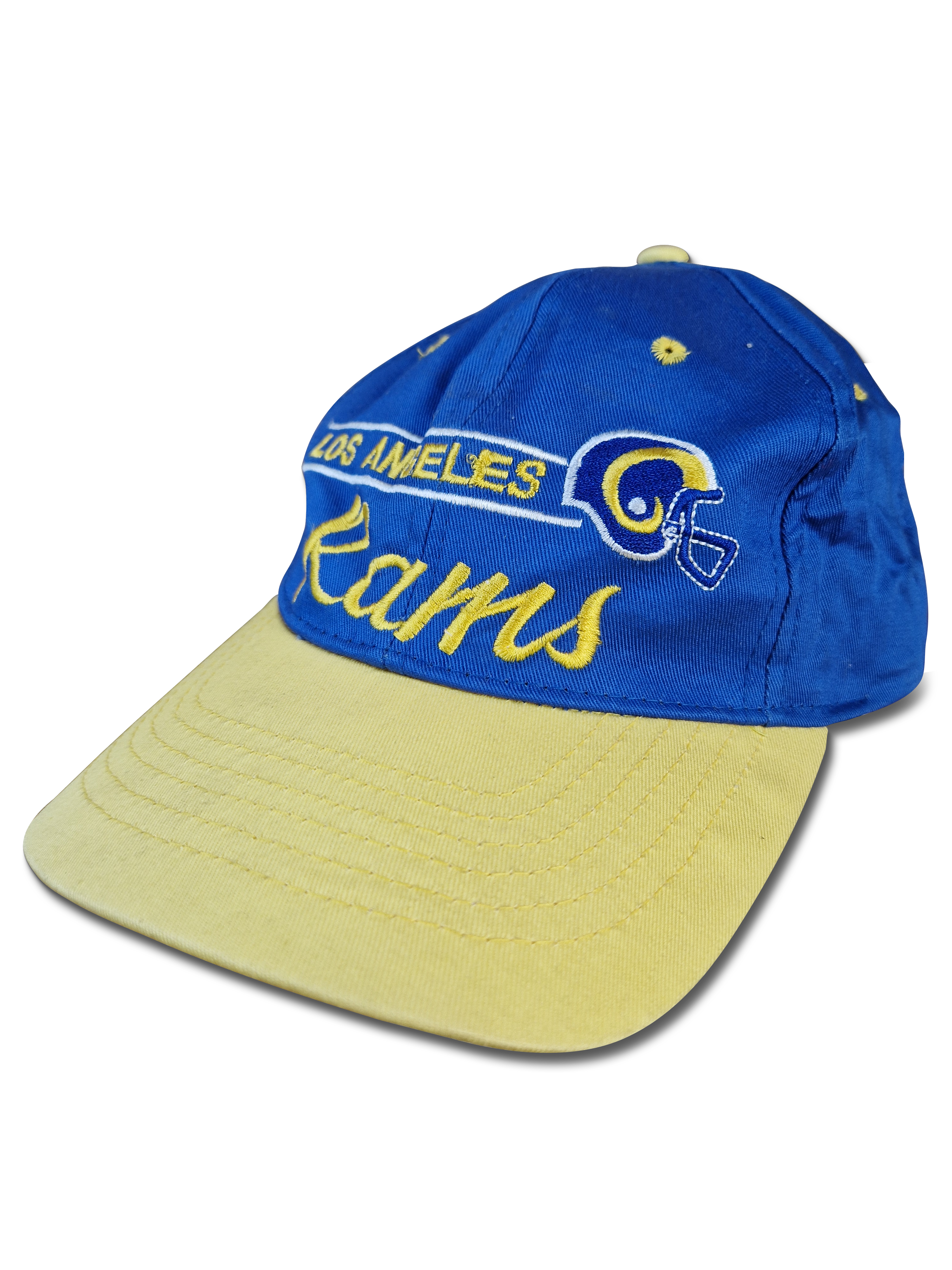 Vintage NFL Cap Los Angeles Rams Blau Gelb - RareRags