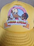 Rare! Vintage Alfred J. Kwak Cap 1989 TV Show Comic Bedruckt Gelb