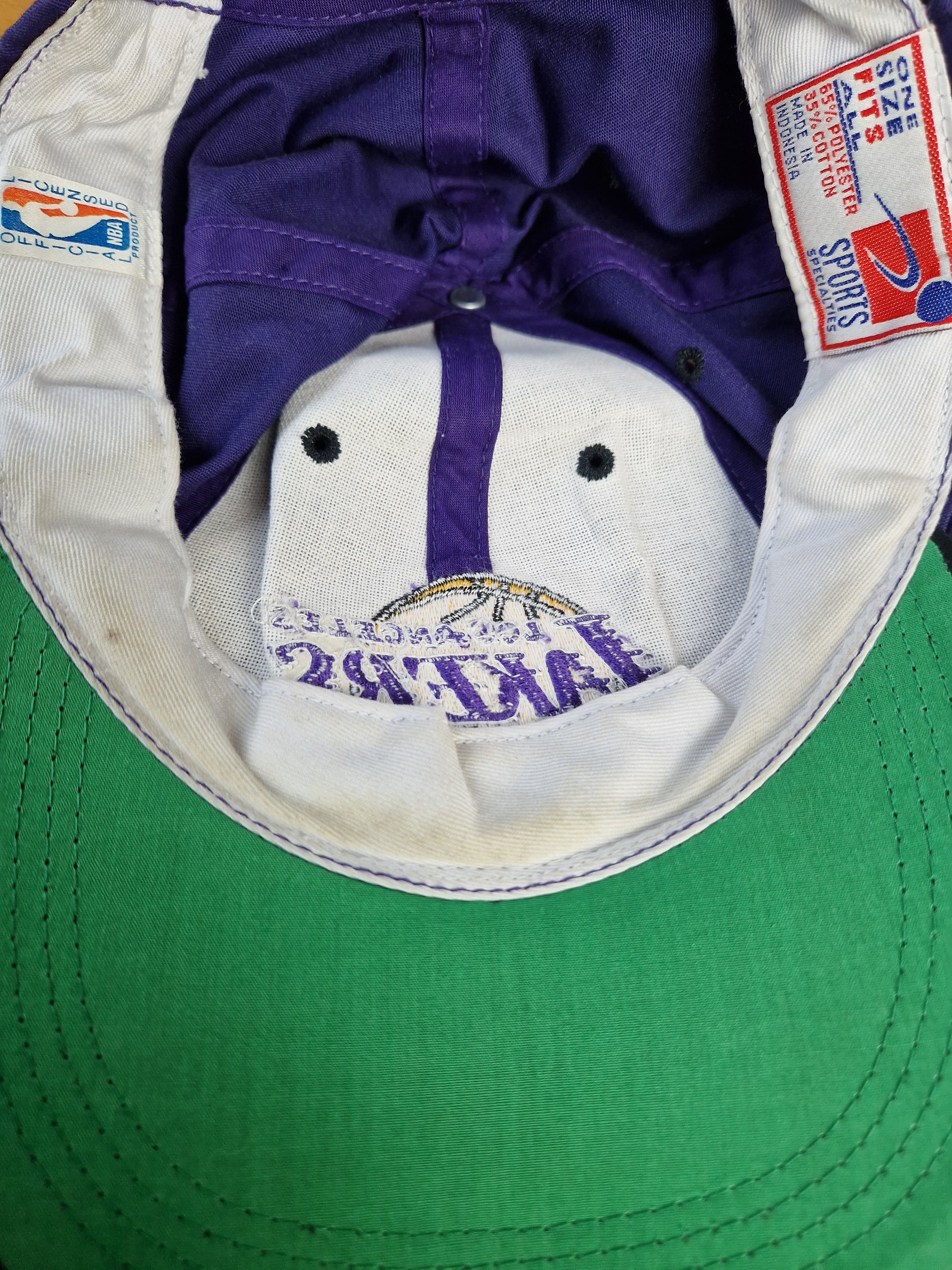 Vintage Sport Specialties Cap Los Angeles Lakers NBA Lila - RareRags