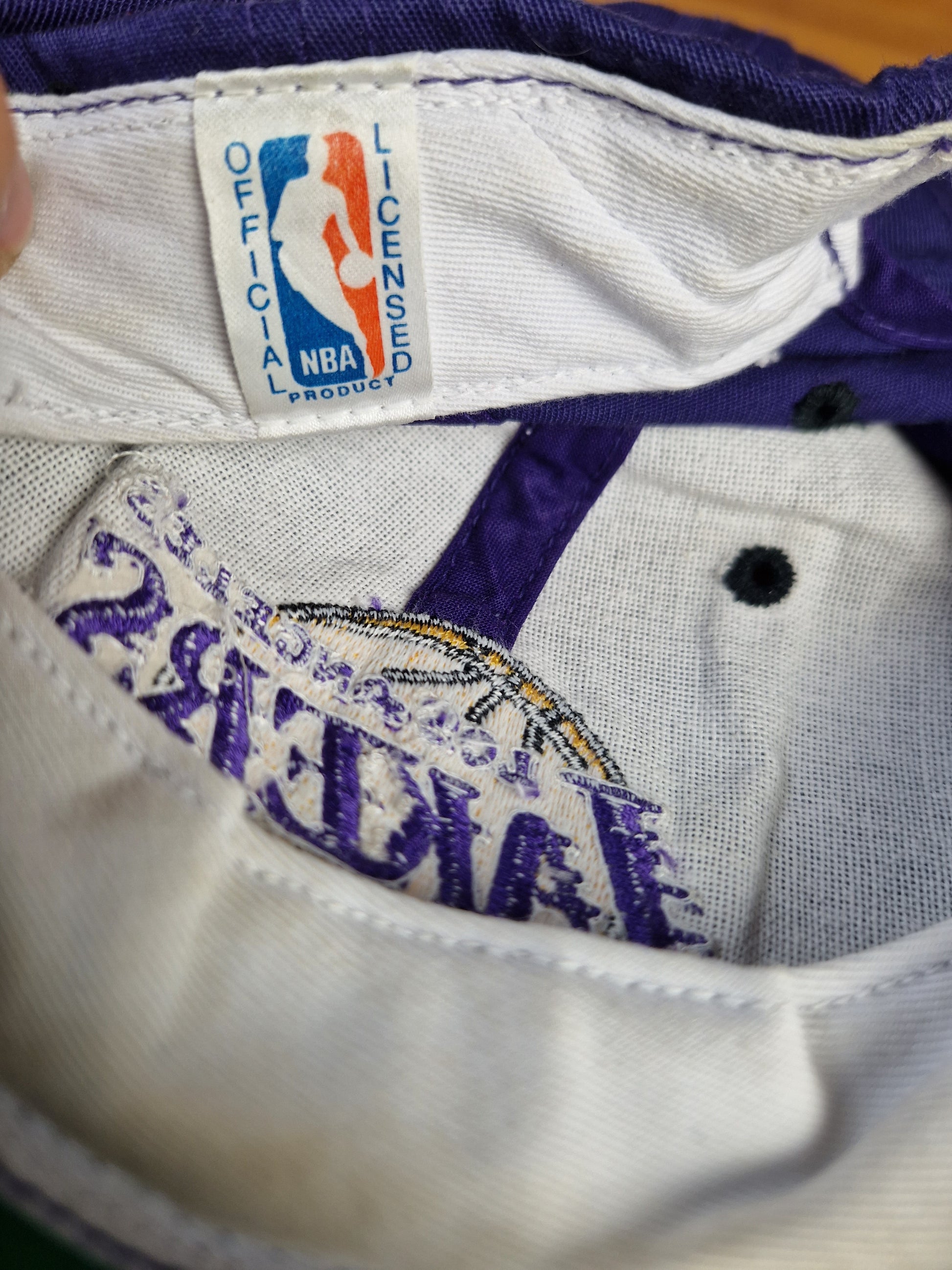 Vintage Sport Specialties Cap Los Angeles Lakers NBA Lila - RareRags