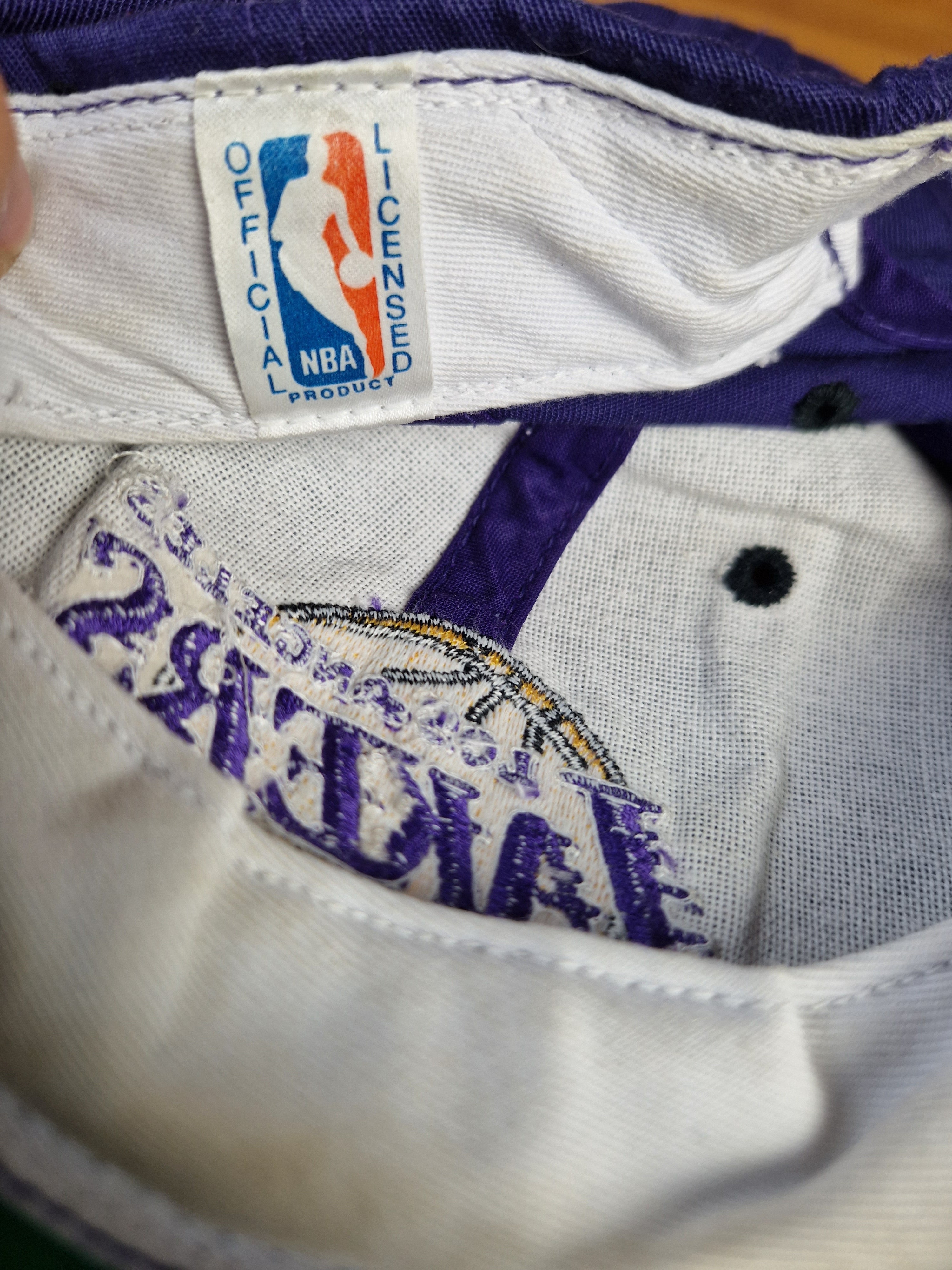 Vintage Sport Specialties Cap Los Angeles Lakers NBA Lila - RareRags