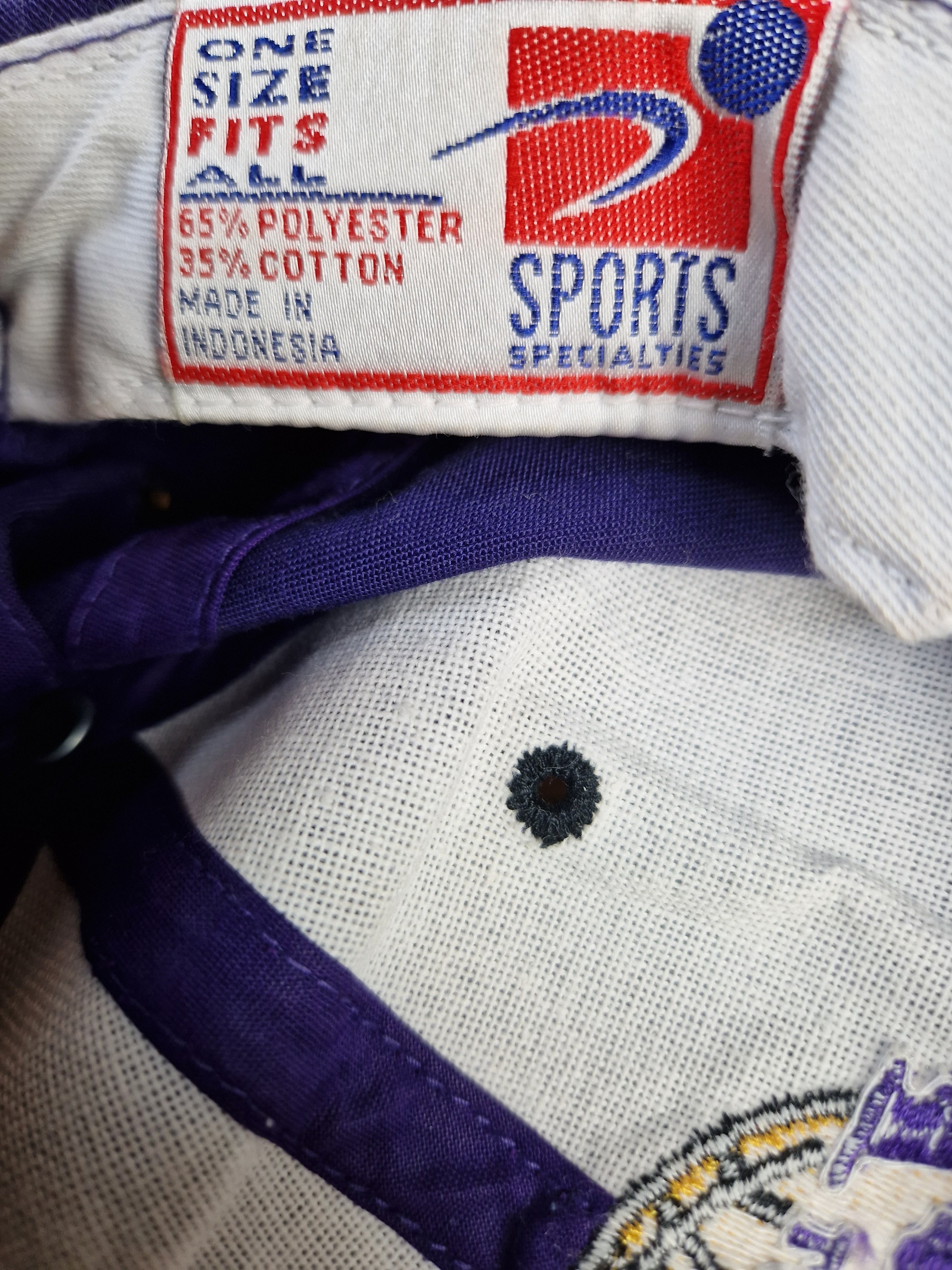Vintage Sport Specialties Cap Los Angeles Lakers NBA Lila - RareRags