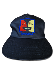00s Pink Floyd Cap Retro Bestickt Schwarz - RareRags