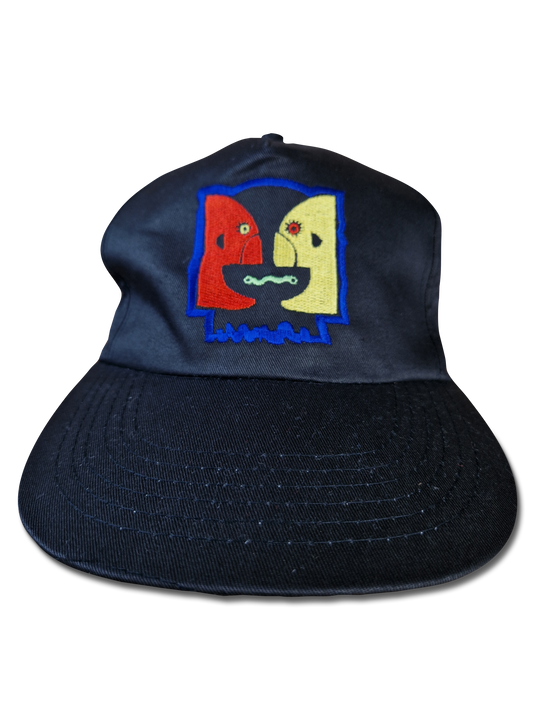 00s Pink Floyd Cap Retro Bestickt Schwarz - RareRags