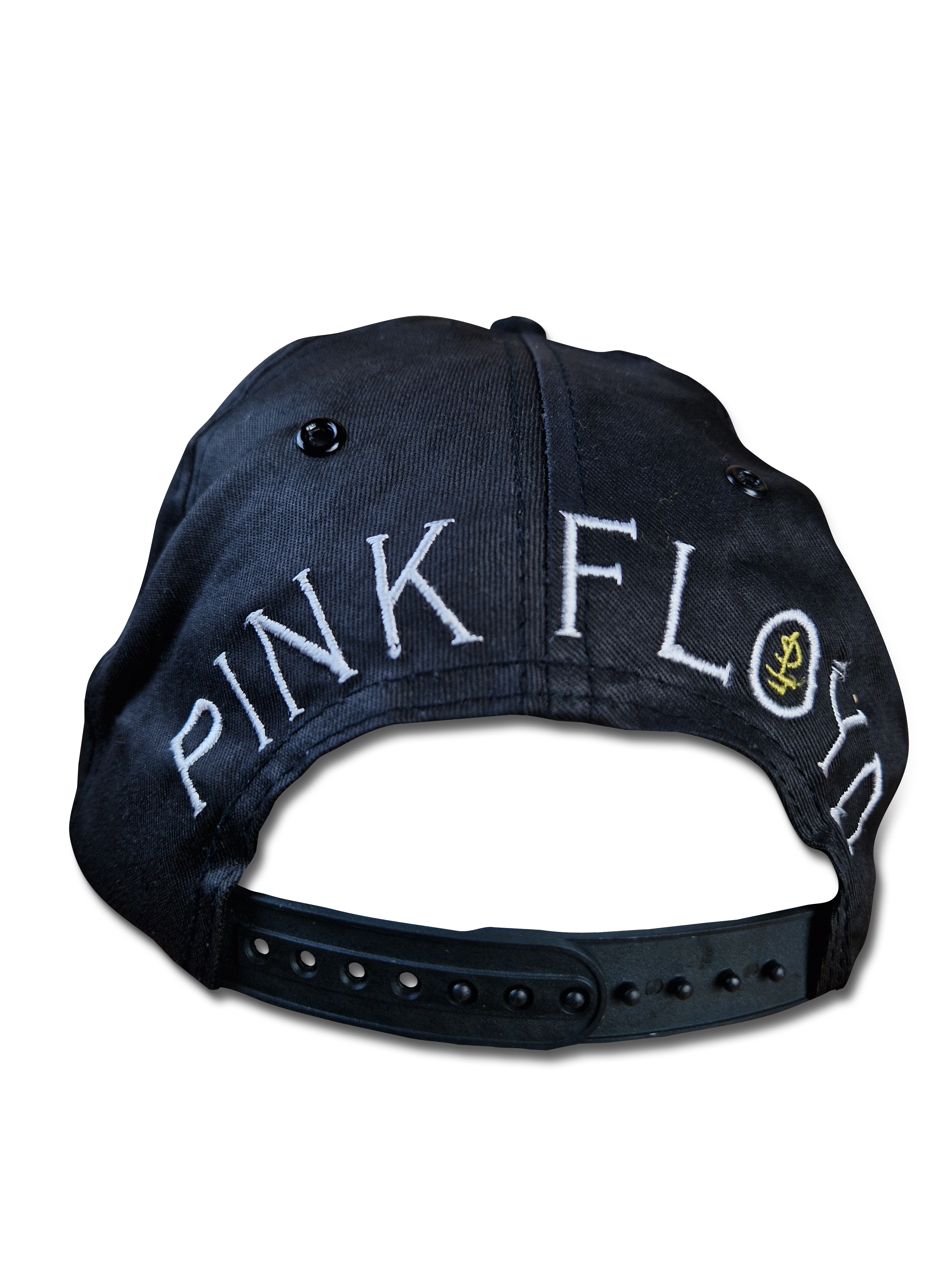 00s Pink Floyd Cap Retro Bestickt Schwarz - RareRags