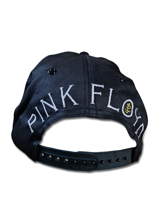00s Pink Floyd Cap Retro Bestickt Schwarz - RareRags