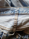 Rare! Vintage Levis Jeans Selvedege 80s Hellblau S-M