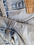 Rare! Vintage Levis Jeans 80s Selvedge Red Line Hellblau S-M