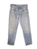 Rare! Vintage Levis Jeans 80s Selvedge Red Line Hellblau S-M