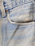 Rare! Vintage Levis Jeans 80s Selvedge Red Line Hellblau S-M