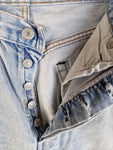 Rare! Vintage Levis Jeans 80s Selvedge Red Line Hellblau S-M