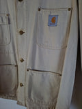 Rare! Vintage Carhartt Jacke Workwear Made In USA Braun Beige L-XL