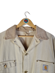 Rare! Vintage Carhartt Jacke Workwear Made In USA Braun Beige L-XL