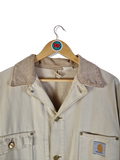 Rare! Vintage Carhartt Jacke Workwear Made In USA Braun Beige L-XL